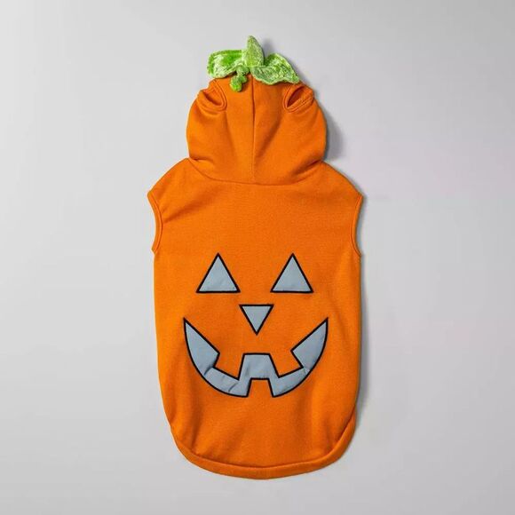 Hyde & EEK! Boutique Reflective Halloween Jack-o-lantern Pumpkin Dog Costume L - Picture 3 of 5